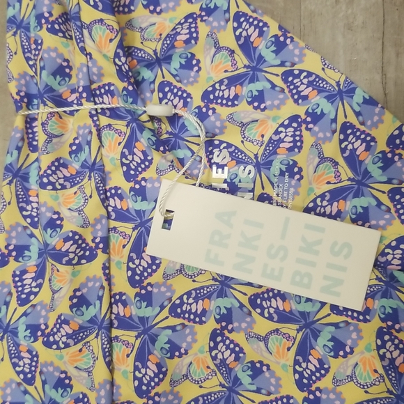 💕FRANKIE'S BIKINIS💕 Gavin Cheeky Bikini Bottom ~ Monarch Butterflies XL NWT - Picture 3 of 11